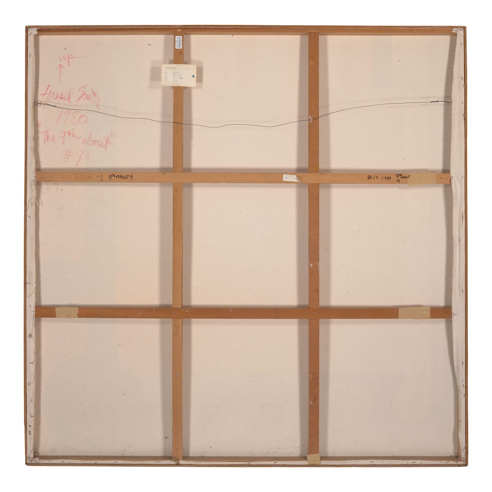 HASSEL SMITH (1915-2007) The 9th About #9 68 x 68 in (172.7 x 172.7 cm) (Painted in 1980) - 3