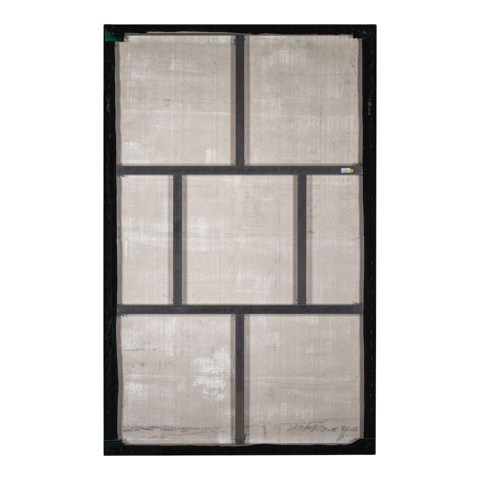 WILL BOONE (B. 1982) Untitled (Green and Black) 95 x 60 in (241.3 x 152.4 cm) (Painted in 2016) - 2