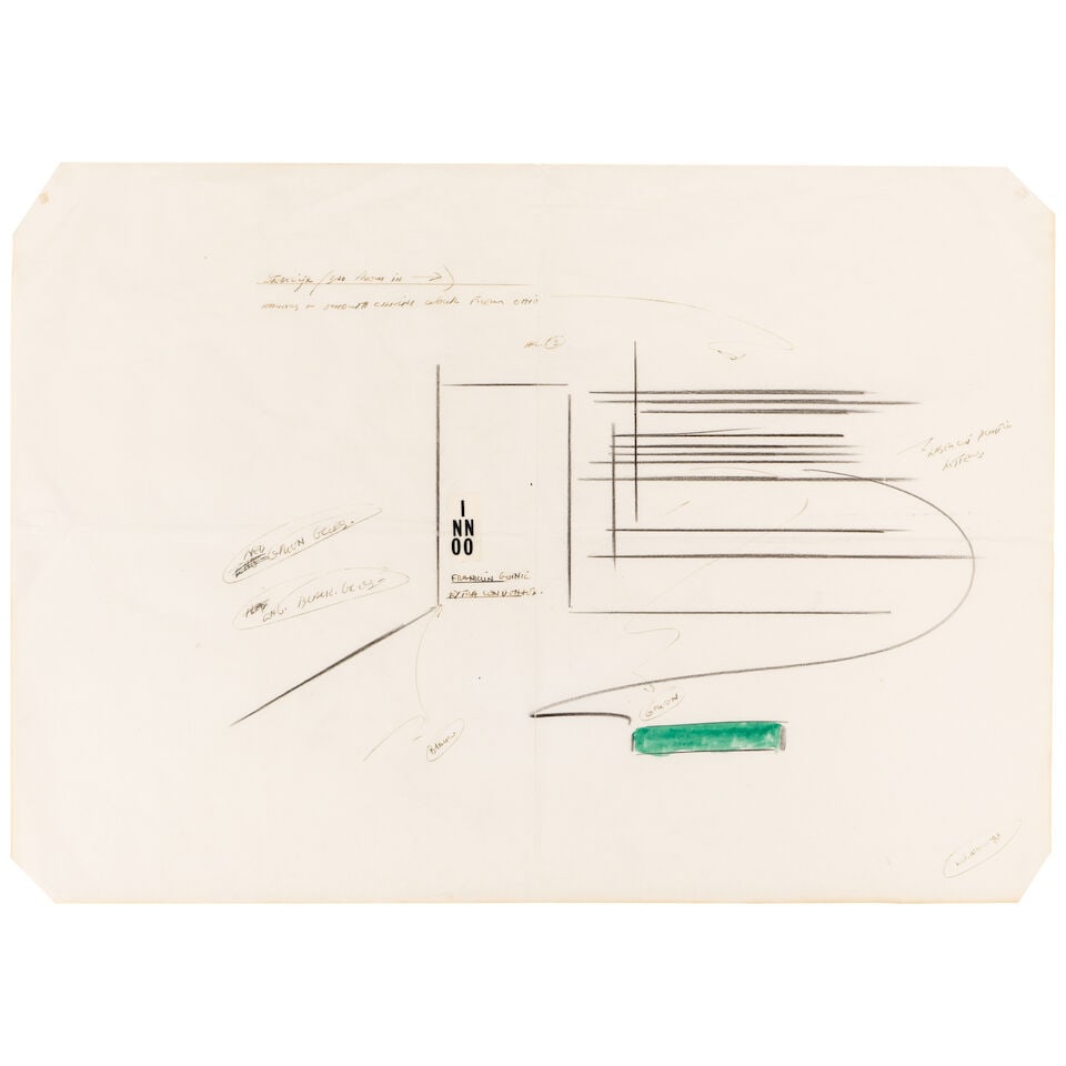LAWRENCE WEINER (1942-2021) Group of Two Works on Paper - 2