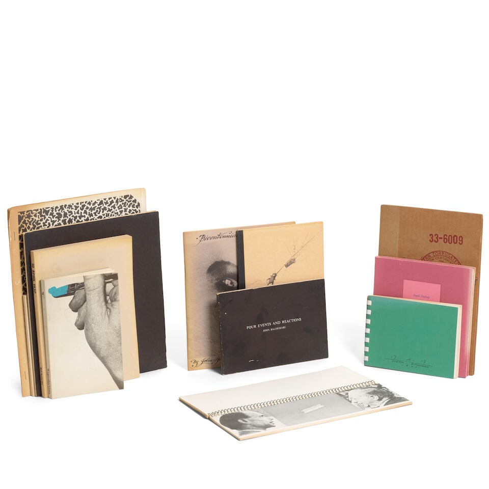 CONTEMPORARY ARTIST'S BOOKS Group of Various Artist's Books Featuring John Baldessari, Billy Al ... - 2