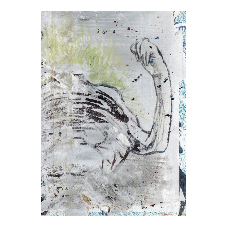 OSCAR MURILLO (B. 1986) Group of Two Works on Paper - 2