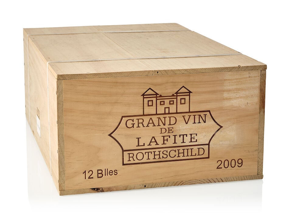 Château Lafite Rothschild, 2009 (12x 750ml): Château Lafite Rothschild, 2009 (12x 750ml) Region: Bordeaux Packaging: owc, banded For further information on this lot please visit Bonhams.com For further information about this lot please