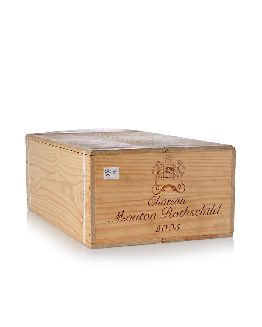 Château Mouton Rothschild, 2005 (12x 750ml): Château Mouton Rothschild, 2005 (12x 750ml) Region: Bordeaux Packaging: owc, banded For further information on this lot please visit Bonhams.com For further information about this lot please