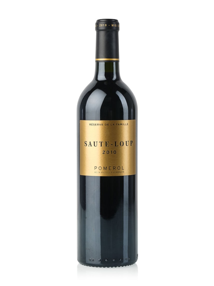 Saute Loup, 2010 (1x 750ml): Saute Loup, 2010 (1x 750ml) Region: Bordeaux Label: slightly scuffed Miscellaneous: Produced by Pétrus. Reserved for family. For further information on this lot please visit Bonhams.com For furth