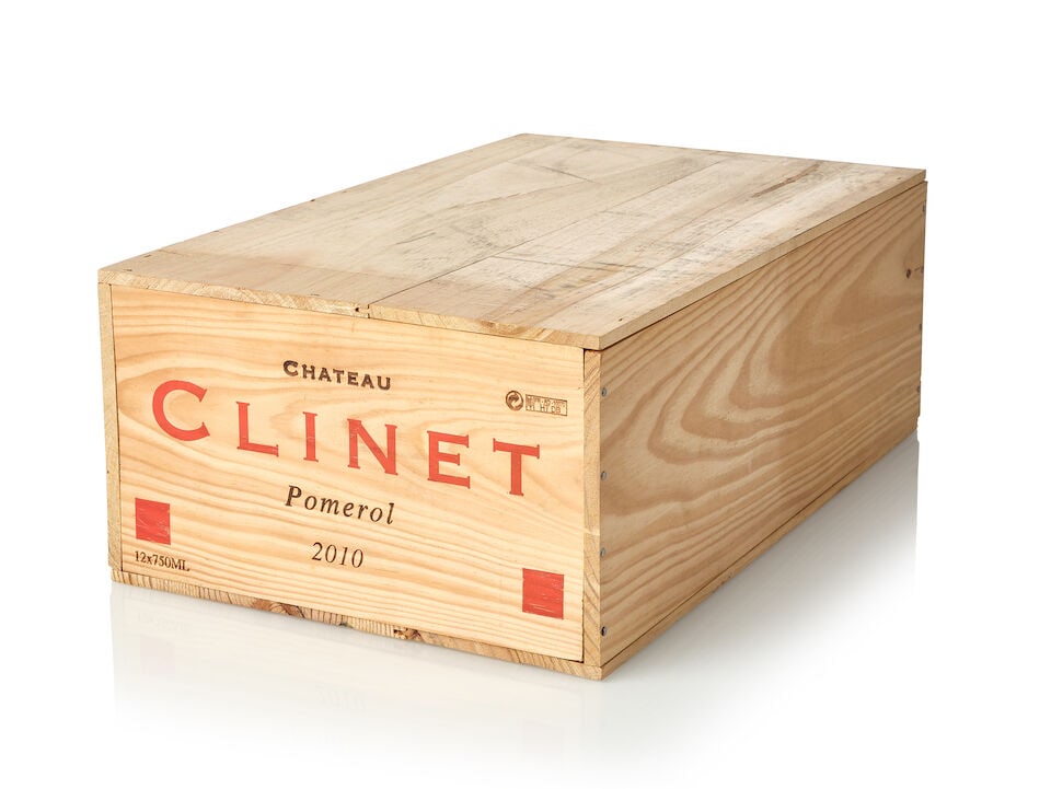 Château Clinet, 2010 (12x 750ml): Château Clinet, 2010 (12x 750ml) Region: Bordeaux Packaging: owc For further information on this lot please visit Bonhams.com For further information about this lot please