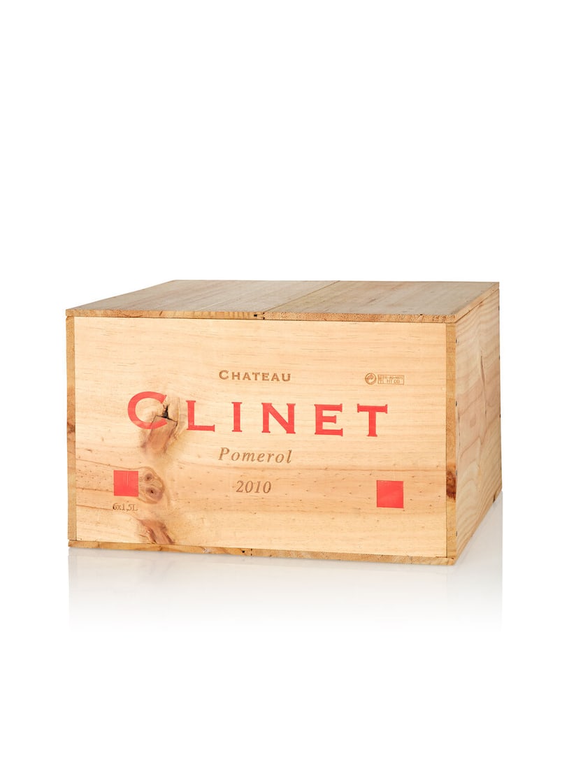 Château Clinet, 2010 (6x Magnum): Château Clinet, 2010 (6x Magnum) Region: Bordeaux Packaging: owc For further information on this lot please visit Bonhams.com For further information about this lot please