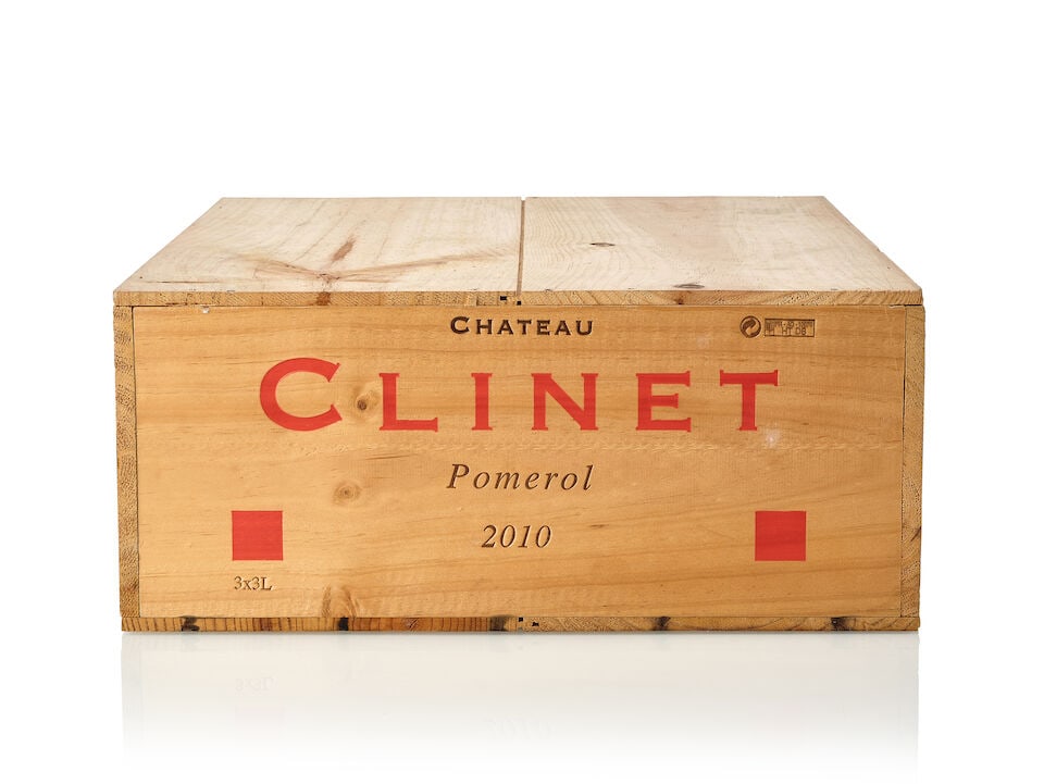 Château Clinet, 2010 (3x 3L): Château Clinet, 2010 (3x 3L) Region: Bordeaux Packaging: owc For further information on this lot please visit Bonhams.com For further information about this lot please
