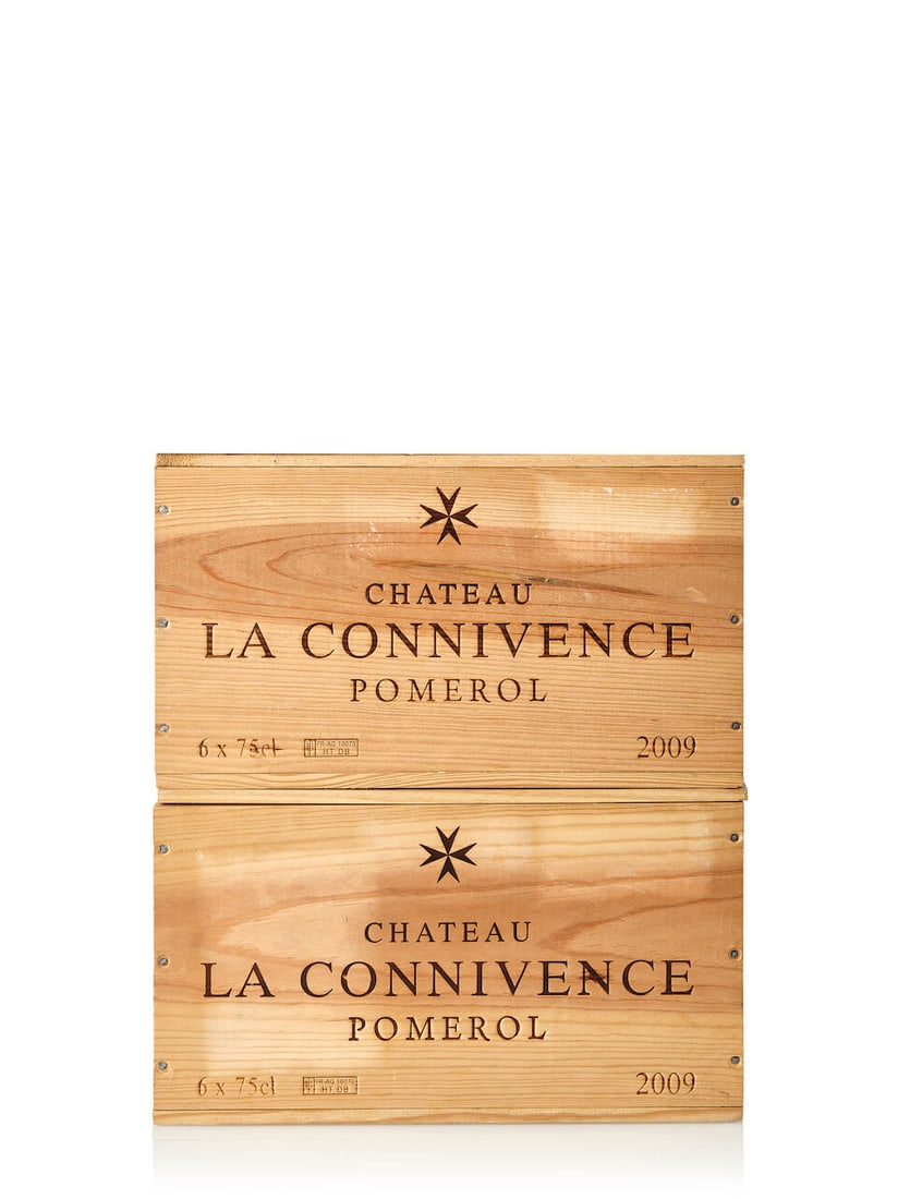 Château La Connivence, 2009 (12x 750ml): Château La Connivence, 2009 (12x 750ml) Region: Bordeaux Packaging: 2owc6 For further information on this lot please visit Bonhams.com For further information about this lot please