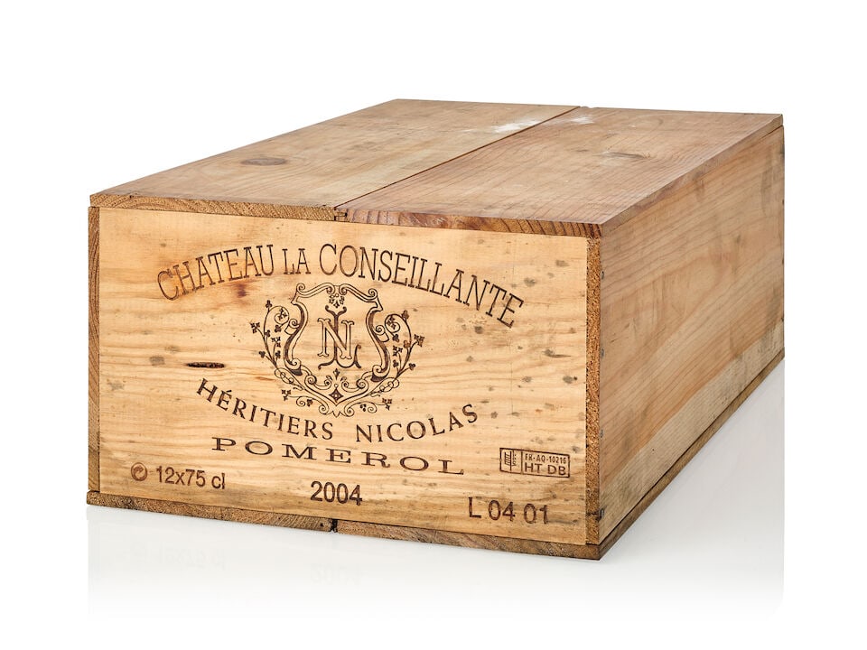 Château La Conseillante, 2004 (12x 750ml): Château La Conseillante, 2004 (12x 750ml) Region: Bordeaux Packaging: owc For further information on this lot please visit Bonhams.com For further information about this lot please