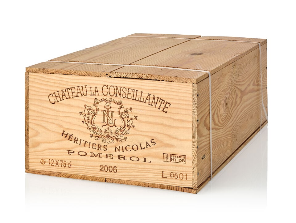 Château La Conseillante, 2006 (12x 750ml): Château La Conseillante, 2006 (12x 750ml) Region: Bordeaux Packaging: owc, banded For further information on this lot please visit Bonhams.com For further information about this lot please