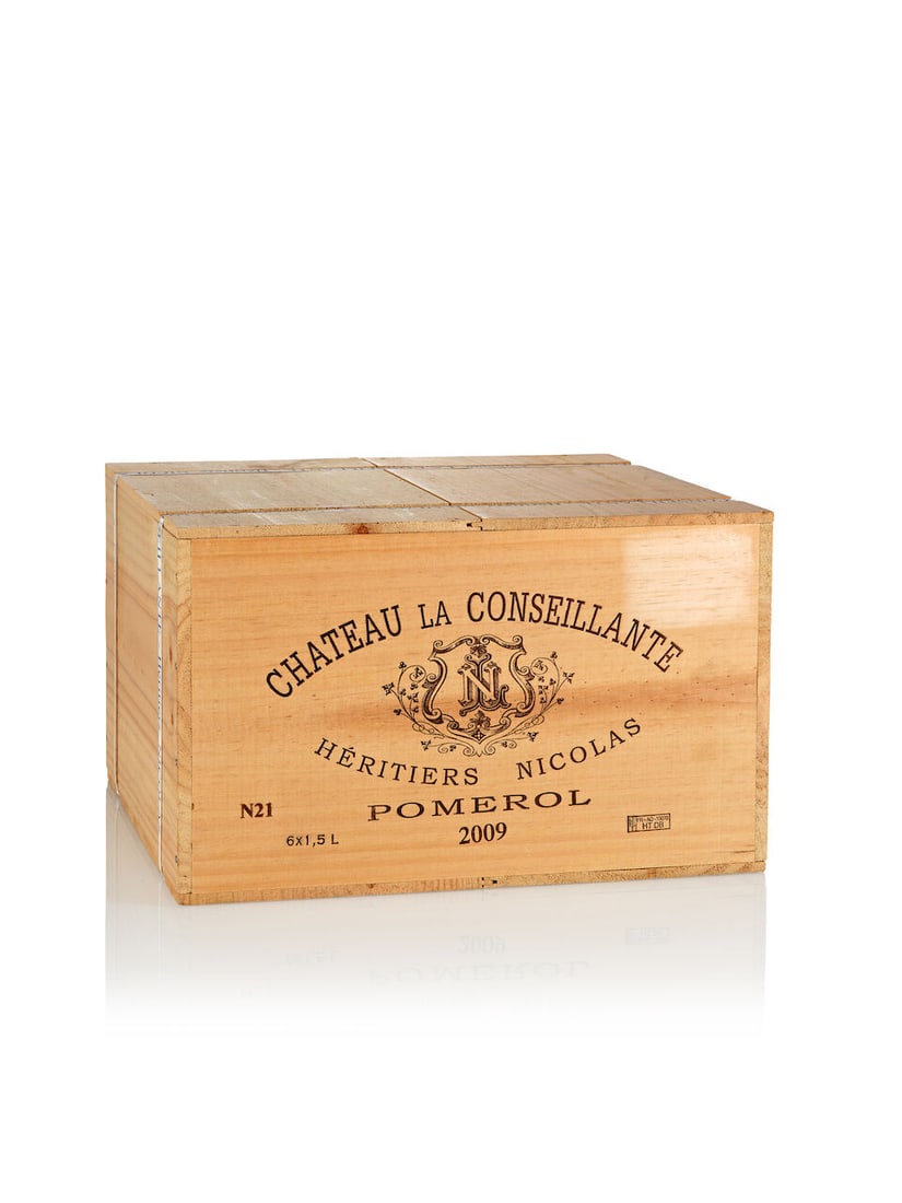 Château La Conseillante, 2009 (6x Magnum): Château La Conseillante, 2009 (6x Magnum) Region: Bordeaux Packaging: owc, banded For further information on this lot please visit Bonhams.com For further information about this lot please
