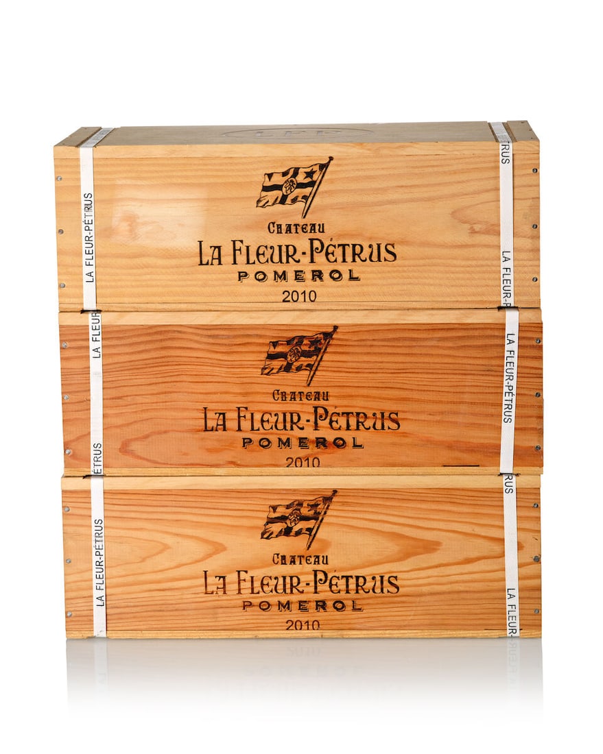 Château La Fleur Pétrus, 2010 (3x 3L): Château La Fleur Pétrus, 2010 (3x 3L) Region: Bordeaux Packaging: 3owc1, banded For further information on this lot please visit Bonhams.com For further information about this lot please