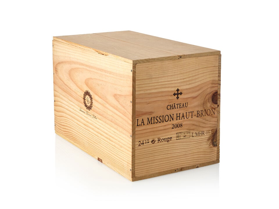 Château La Mission Haut Brion, 2008 (24x 375ml): Château La Mission Haut Brion, 2008 (24x 375ml) Region: Bordeaux Packaging: owc For further information on this lot please visit Bonhams.com For further information about this lot please
