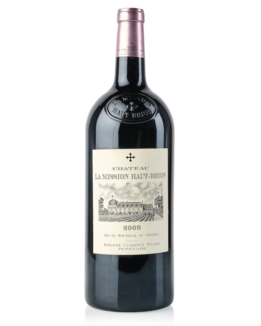 Château La Mission Haut Brion, 2009 (1x 3L): Château La Mission Haut Brion, 2009 (1x 3L) Region: Bordeaux Label: slightly bin-soiled For further information on this lot please visit Bonhams.com For further information about this lot please