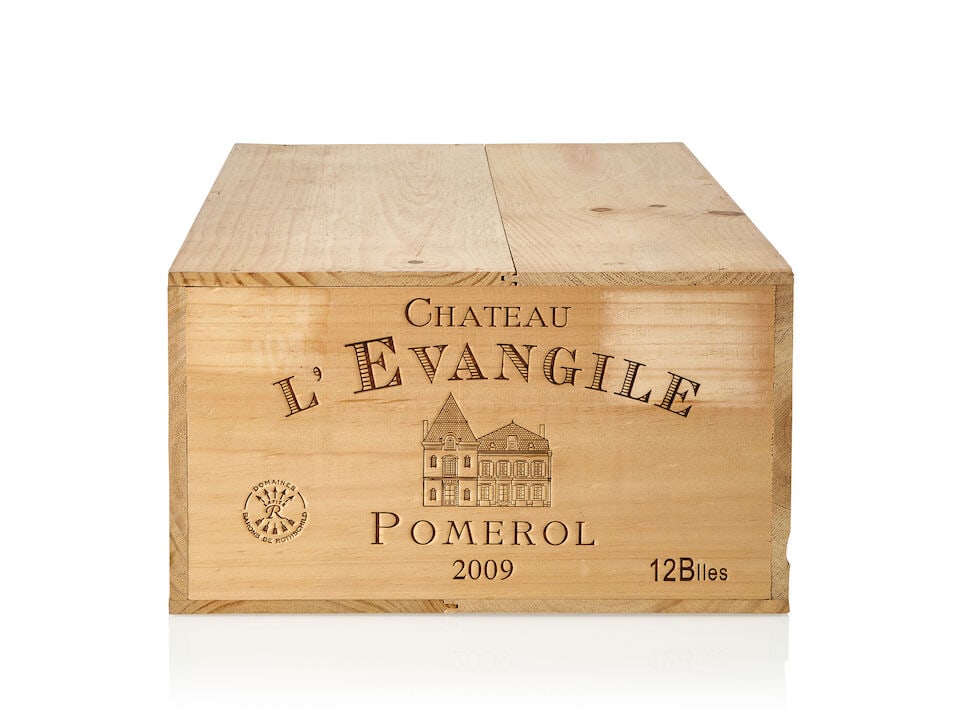 Château L'Evangile, 2009 (12x 750ml): Château L'Evangile, 2009 (12x 750ml) Region: Bordeaux Packaging: owc For further information on this lot please visit Bonhams.com For further information about this lot please