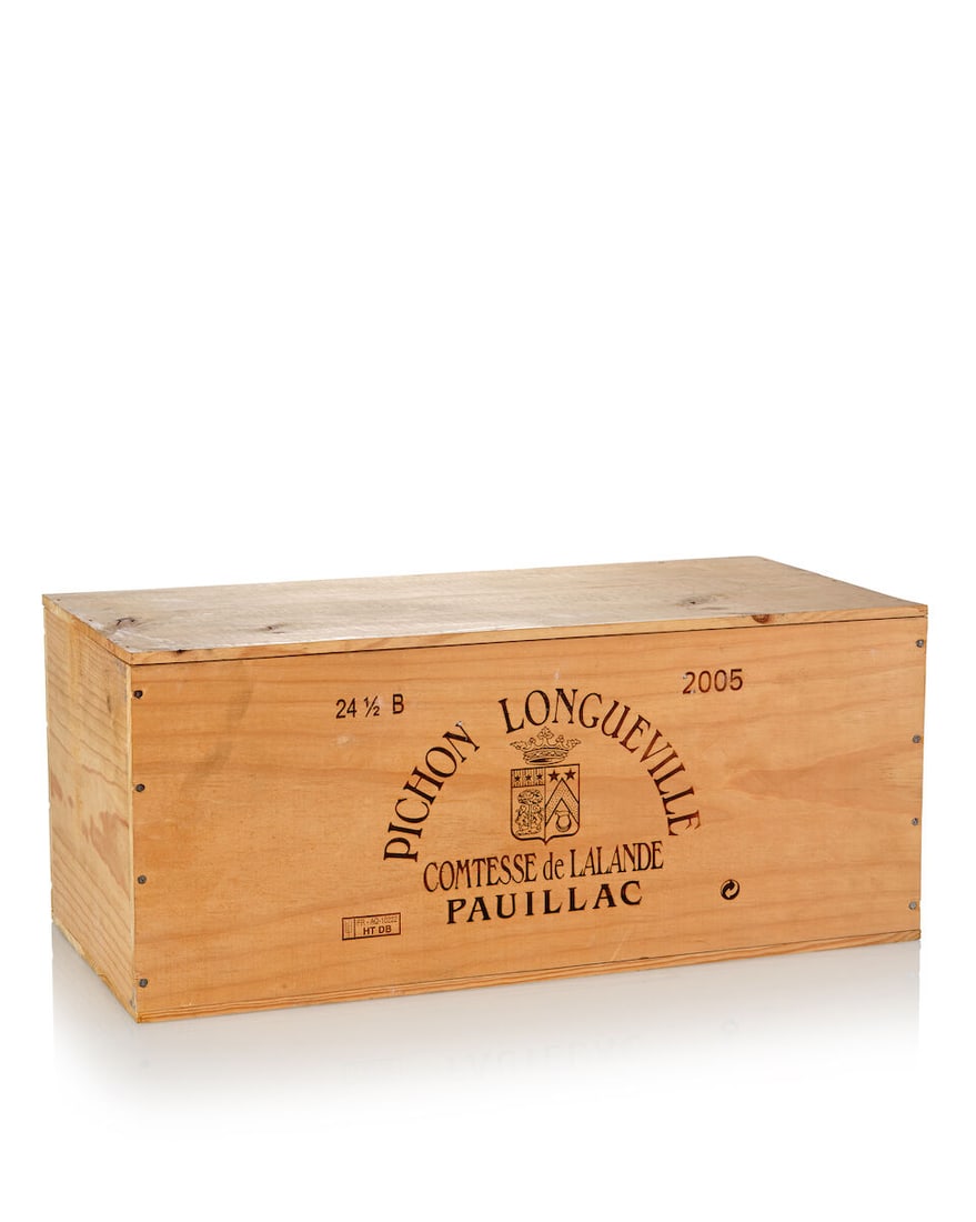 Château Pichon Lalande, 2005 (24x 375ml): Château Pichon Lalande, 2005 (24x 375ml) Region: Bordeaux Packaging: owc For further information on this lot please visit Bonhams.com For further information about this lot please