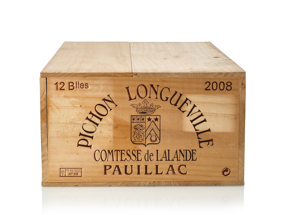 Château Pichon Lalande, 2008 (12x 750ml): Château Pichon Lalande, 2008 (12x 750ml) Region: Bordeaux Packaging: owc For further information on this lot please visit Bonhams.com For further information about this lot please