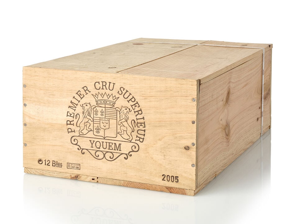 Château d'Yquem, 2005 (12x 750ml): Château d'Yquem, 2005 (12x 750ml) Region: Sauternes Packaging: owc, banded For further information on this lot please visit Bonhams.com For further information about this lot please