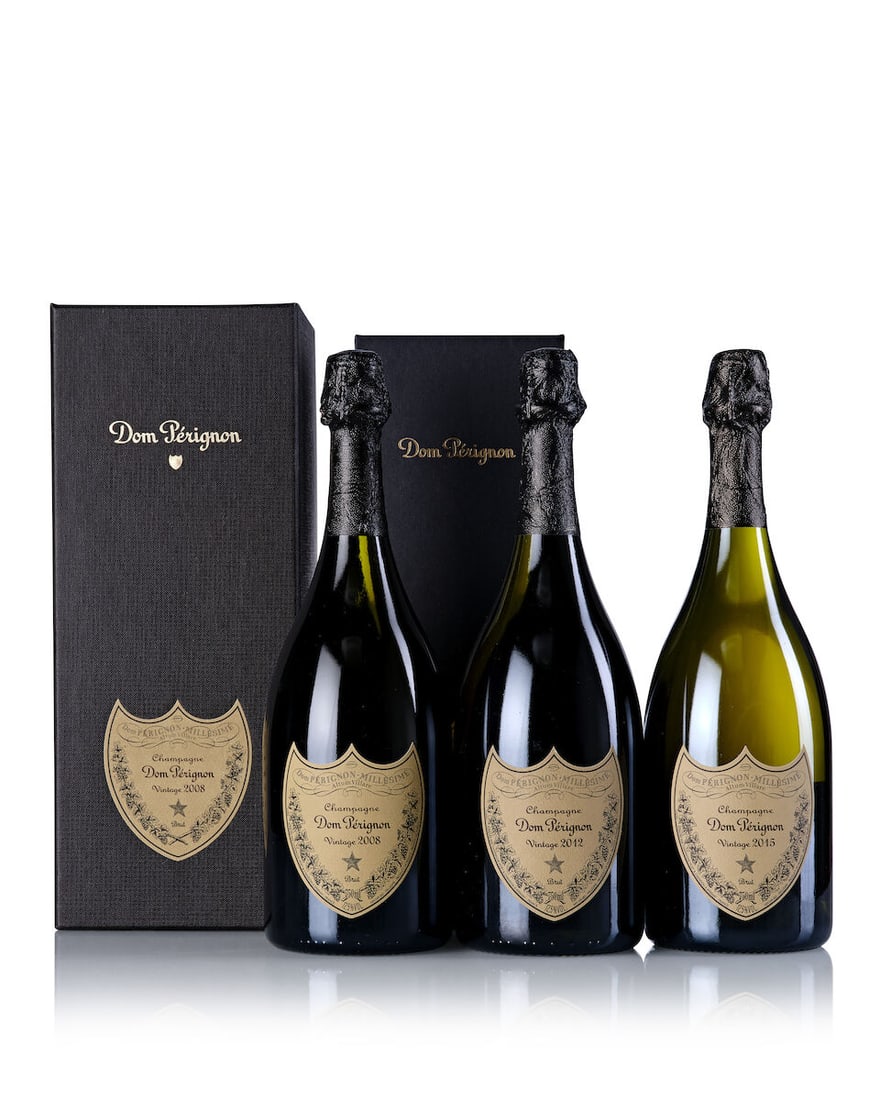 Dom Pérignon, 2008 (1x 750ml) Dom Pérignon, 2012 (1x 750ml) Dom Pérignon, 2015 ... (1 of 1)