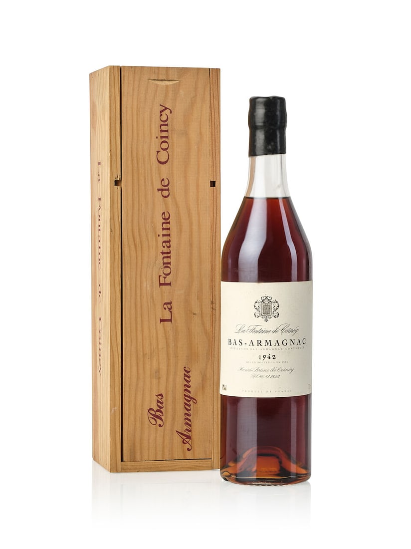 La Fontaine de Coincy Bas Armagnac, 1942 (1x 700ml) (1 of 2)