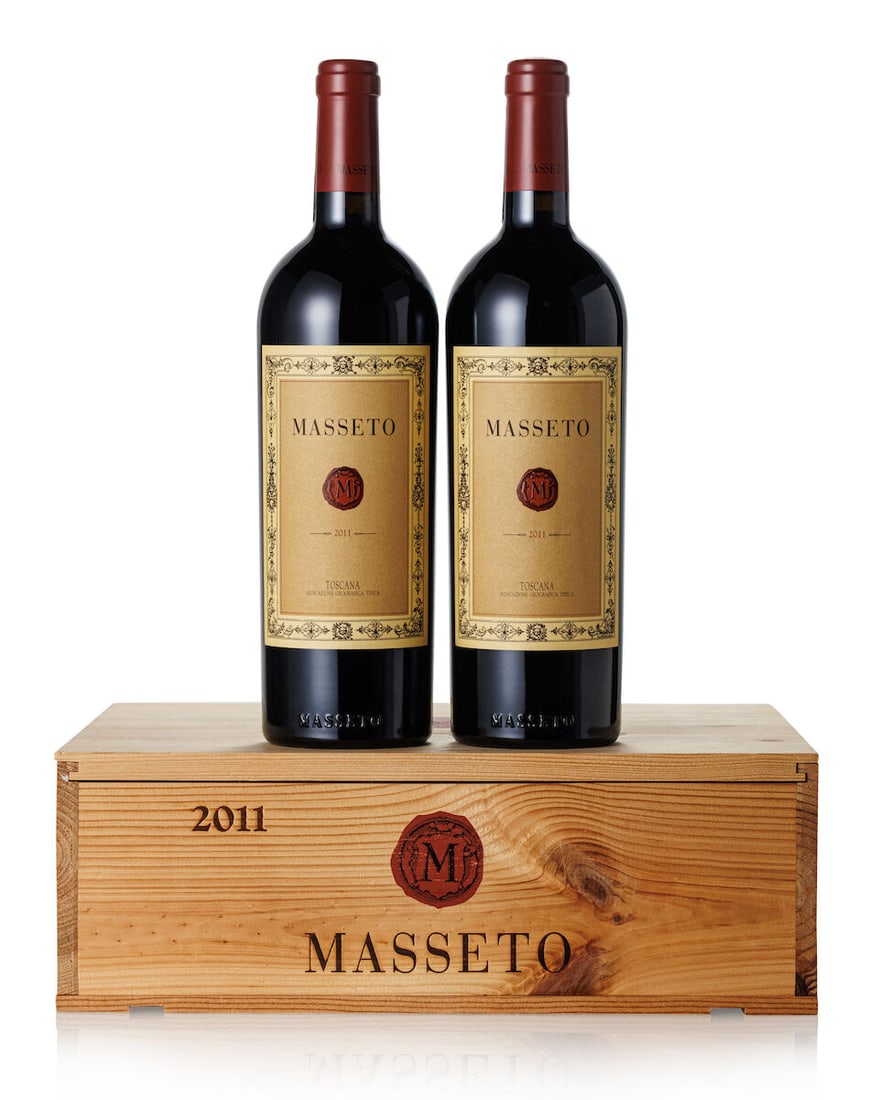 Masseto, 2011 (6x 750ml): Masseto, 2011 (6x 750ml) Region: Italy Label: 3x slightly scuffed, 1x scuffed, 2x damp-stained For further information on this lot please visit Bonhams.com For further information about this lot