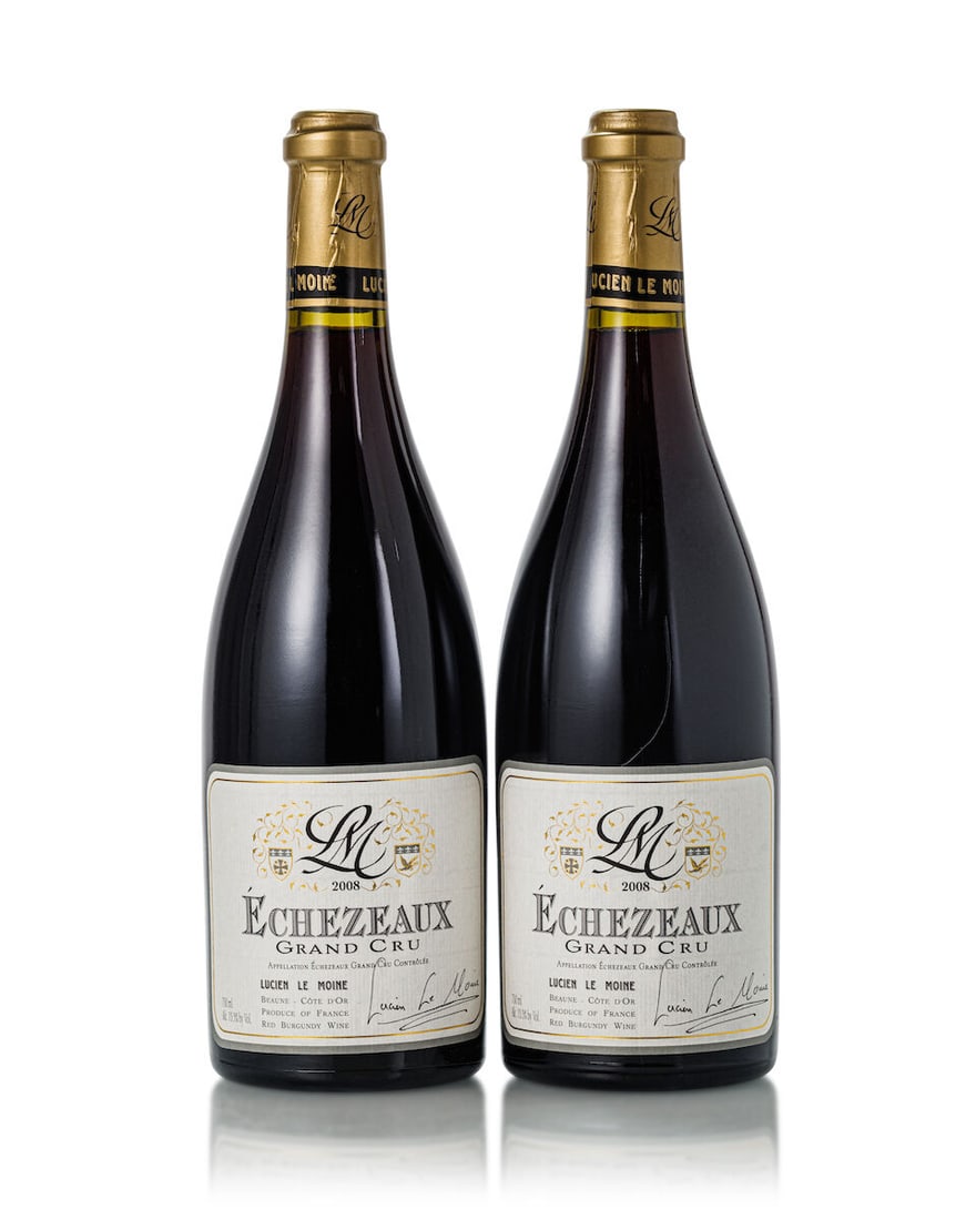 Lucien Le Moine Echézeaux, 2008 (6x 750ml): Lucien Le Moine Echézeaux, 2008 (6x 750ml) Region: Burgundy Packaging: oc For further information on this lot please visit Bonhams.com For further information about this lot please