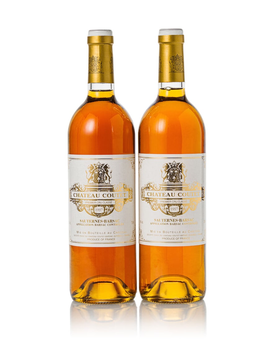 Château Coutet, 1997 (12x 750ml): Château Coutet, 1997 (12x 750ml) Region: Bordeaux Fill Level: 12x into neck Label: 12x slightly bin-soiled, 1x slightly stained Packaging: owc For further information on this lot please visit