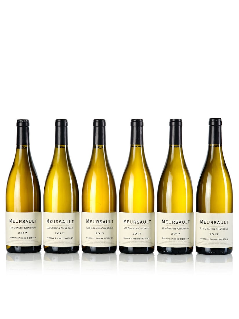 Pierre Boisson Meursault Les Grands Charrons, 2017 (12x 750ml): Pierre Boisson Meursault Les Grands Charrons, 2017 (12x 750ml) Region: Burgundy Label: 4x slightly scuffed Packaging: oc For further information on this lot please visit Bonhams.com For further