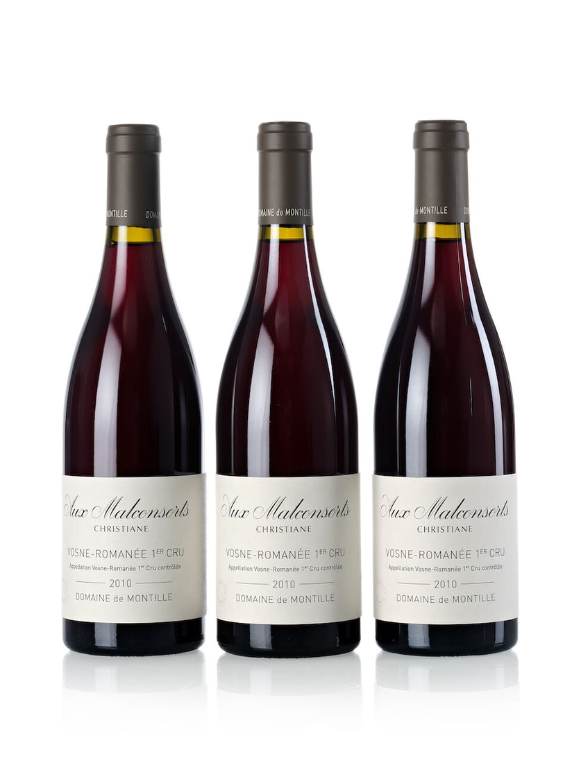 Domaine de Montille Vosne Romanée Les Malconsorts Cuvée Christiane, 2010 (12x 750ml): Domaine de Montille Vosne Romanée Les Malconsorts Cuvée Christiane, 2010 (12x 750ml) Region: Burgundy Packaging: oc For further information on this lot please visit Bonhams.com For further