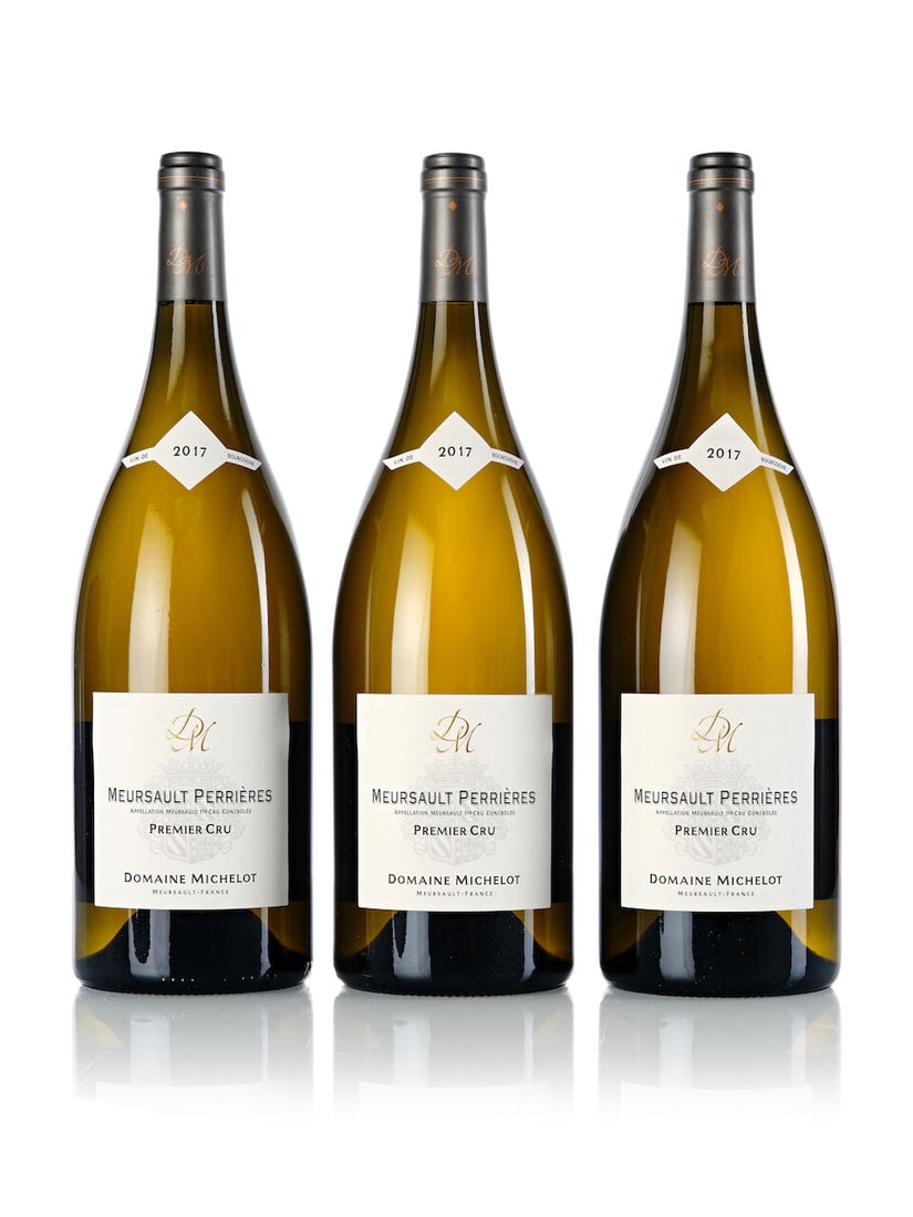 Domaine Michelot Meursault 1er Cru Perrières, 2017 (3x Magnum): Domaine Michelot Meursault 1er Cru Perrières, 2017 (3x Magnum) Region: Burgundy For further information on this lot please visit Bonhams.com For further information about this lot please visit