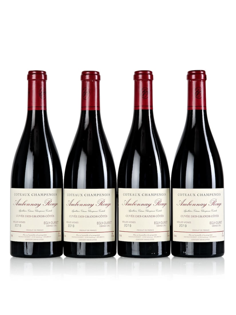 Egly Ouriet Coteaux Champenois Ambonnay Rouge 'Cuvée des Grands Côtes' Vieilles Vignes...: Egly Ouriet Coteaux Champenois Ambonnay Rouge 'Cuvée des Grands Côtes' Vieilles Vignes, 2019 (10x 750ml) Region: Champagne Packaging: 1x oc6, 4 bottles in oc6 For further information on this
