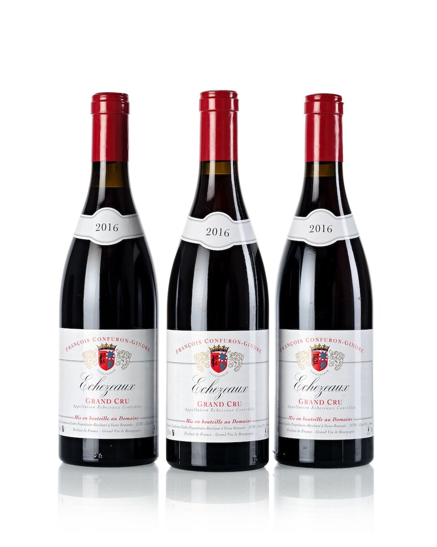 Domaine Confuron Gindre Echézeaux, 2016 (12x 750ml): Domaine Confuron Gindre Echézeaux, 2016 (12x 750ml) Region: Burgundy Label: 1x slightly wrinkled vintage tag, 3x slightly marked For further information on this lot please visit Bonhams.com For
