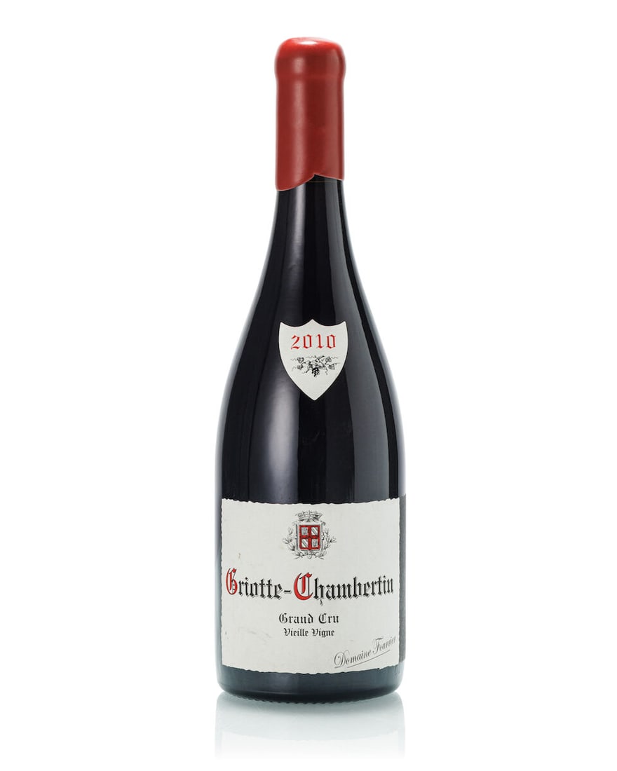 Domaine Fourrier Griotte Chambertin Vieille Vigne, 2010 (1x 750ml): Domaine Fourrier Griotte Chambertin Vieille Vigne, 2010 (1x 750ml) Region: Burgundy Label: scuffed For further information on this lot please visit Bonhams.com For further information about this lot