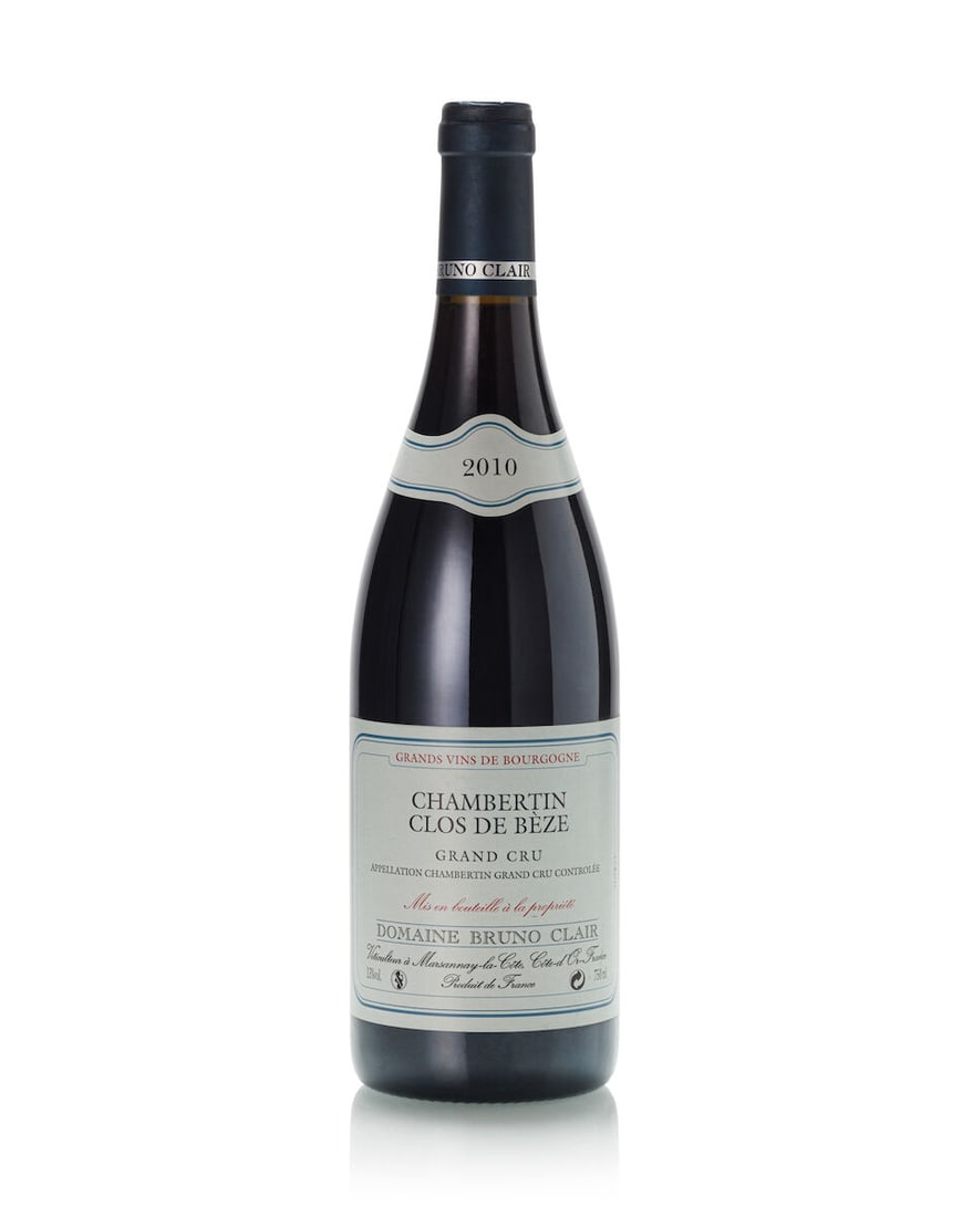 Domaine Bruno Clair Chambertin Clos de Bèze, 2010 (1x 750ml): Domaine Bruno Clair Chambertin Clos de Bèze, 2010 (1x 750ml) Region: Burgundy Label: slightly marked vintage tag, slightly scuffed For further information on this lot please visit Bonhams.com For