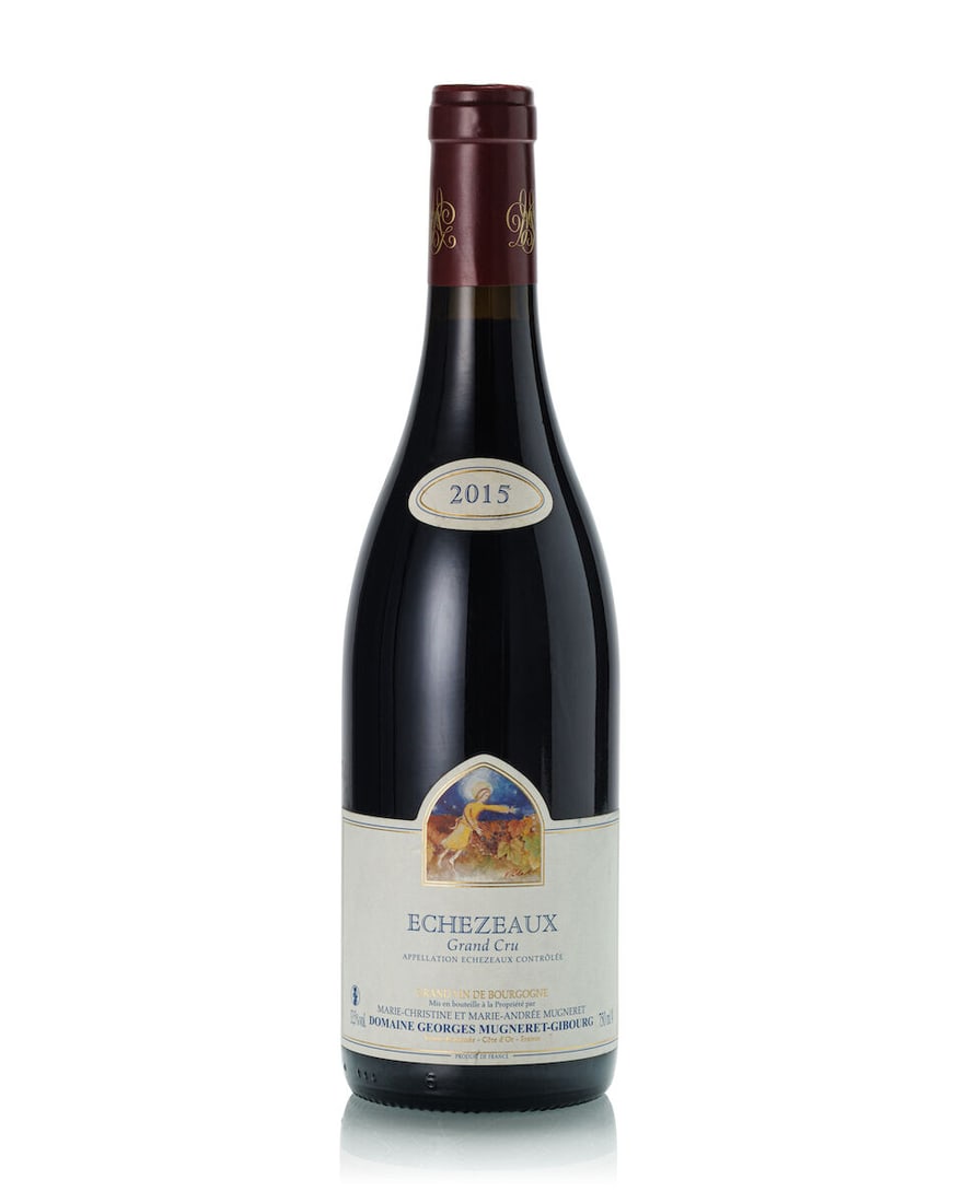 Georges Mugneret Gibourg Echézeaux, 2015 (1x 750ml): Georges Mugneret Gibourg Echézeaux, 2015 (1x 750ml) Region: Burgundy Label: marked vintage tag, marked For further information on this lot please visit Bonhams.com For further information about