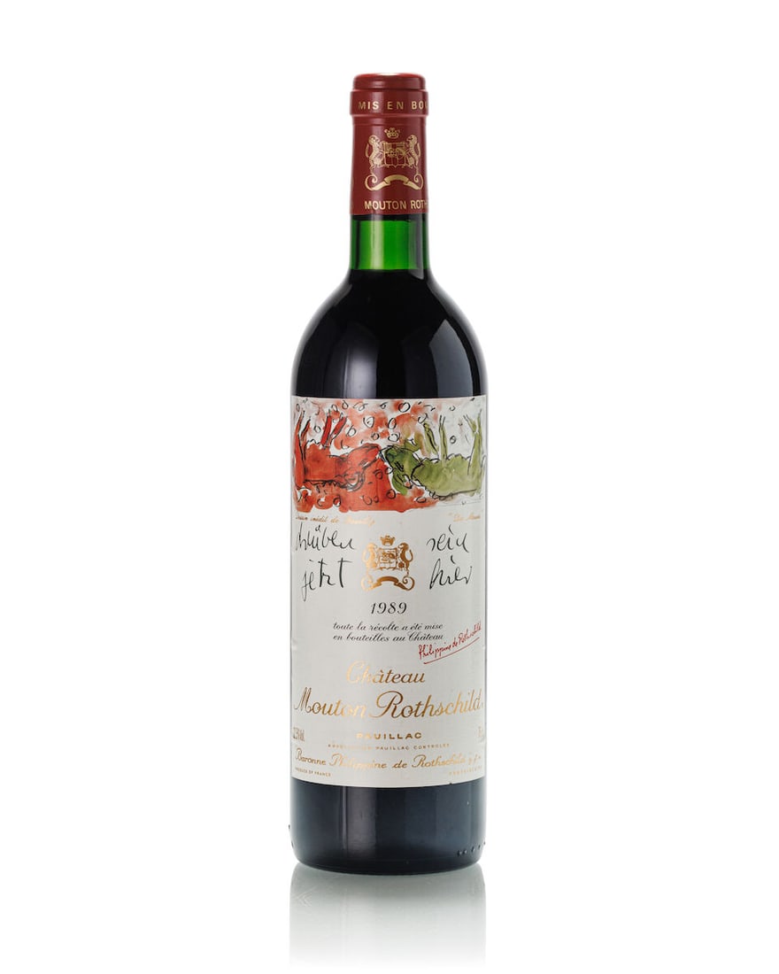 Château Mouton Rothschild, 1989 (1x 750ml): Château Mouton Rothschild, 1989 (1x 750ml) Region: Bordeaux Fill Level: very top shoulder Label: slightly scuffed For further information on this lot please visit Bonhams.com For further