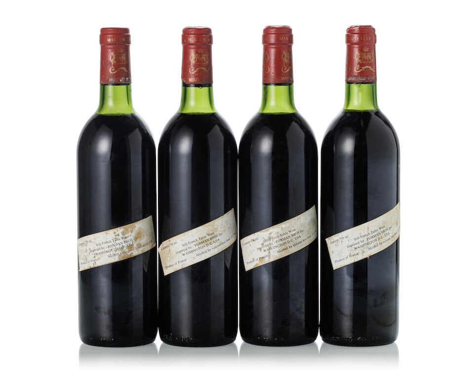 Château Mouton Rothschild, 1981 (4x 750ml) - 2