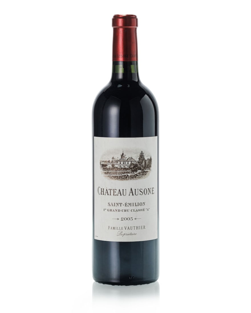 Château Ausone, 2005 (1x 750ml): Château Ausone, 2005 (1x 750ml) Region: Bordeaux Capsule: slightly scuffed Label: scuffed For further information on this lot please visit Bonhams.com For further information about this lot
