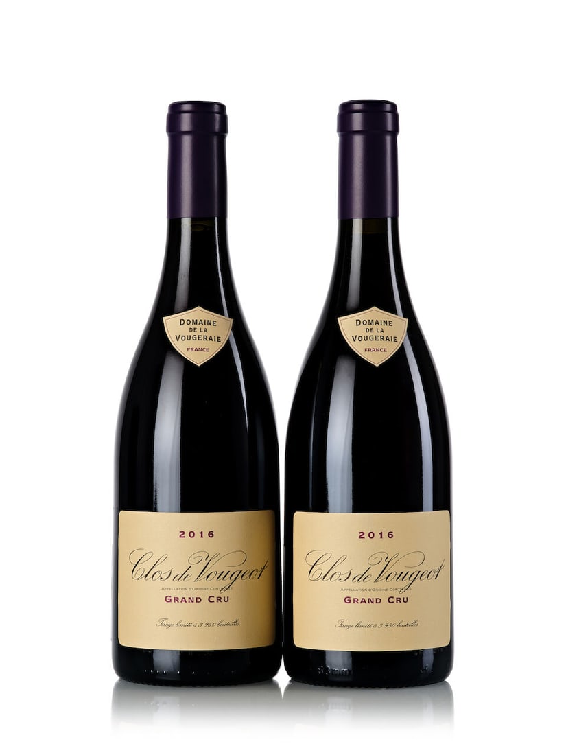 Domaine de la Vougeraie Clos Vougeot, 2016 (2x 750ml): Domaine de la Vougeraie Clos Vougeot, 2016 (2x 750ml) Region: Burgundy For further information on this lot please visit Bonhams.com For further information about this lot please visit the lot listing