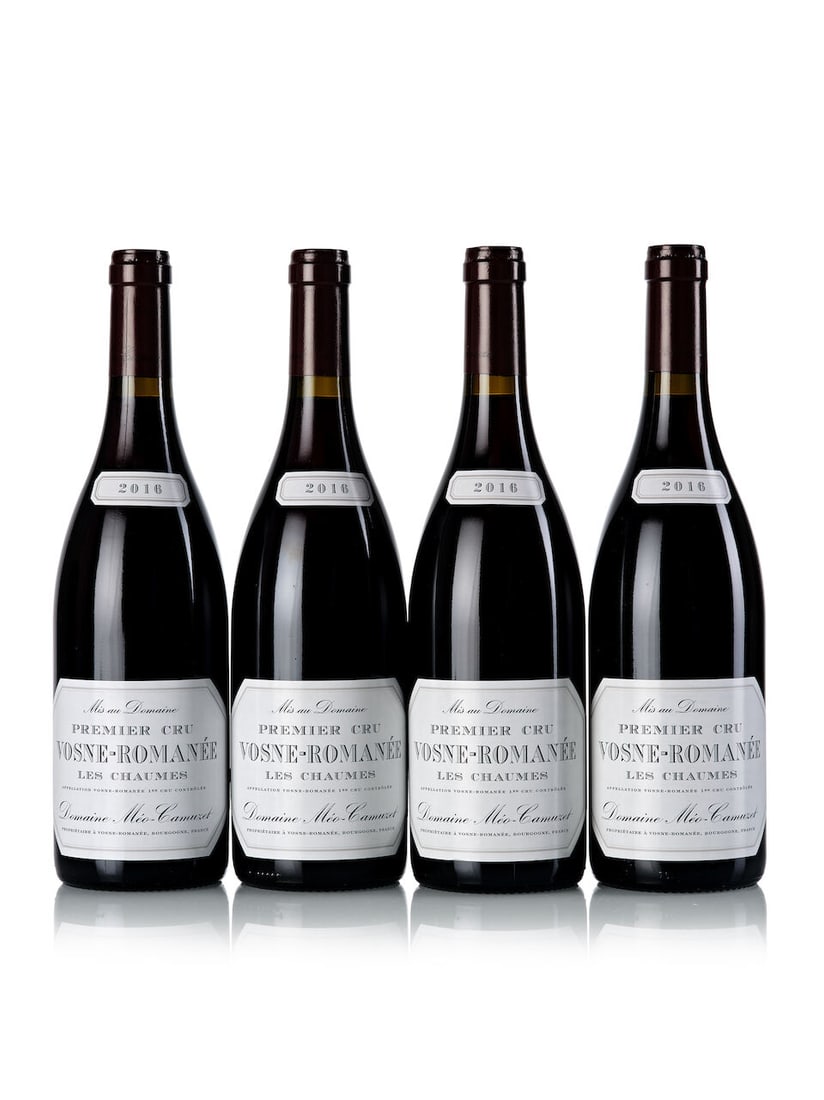 Domaine Méo-Camuzet Vosne Romanée Les Chaumes, 2016 (4x 750ml): Domaine Méo-Camuzet Vosne Romanée Les Chaumes, 2016 (4x 750ml) Region: Burgundy For further information on this lot please visit Bonhams.com For further information about this lot please