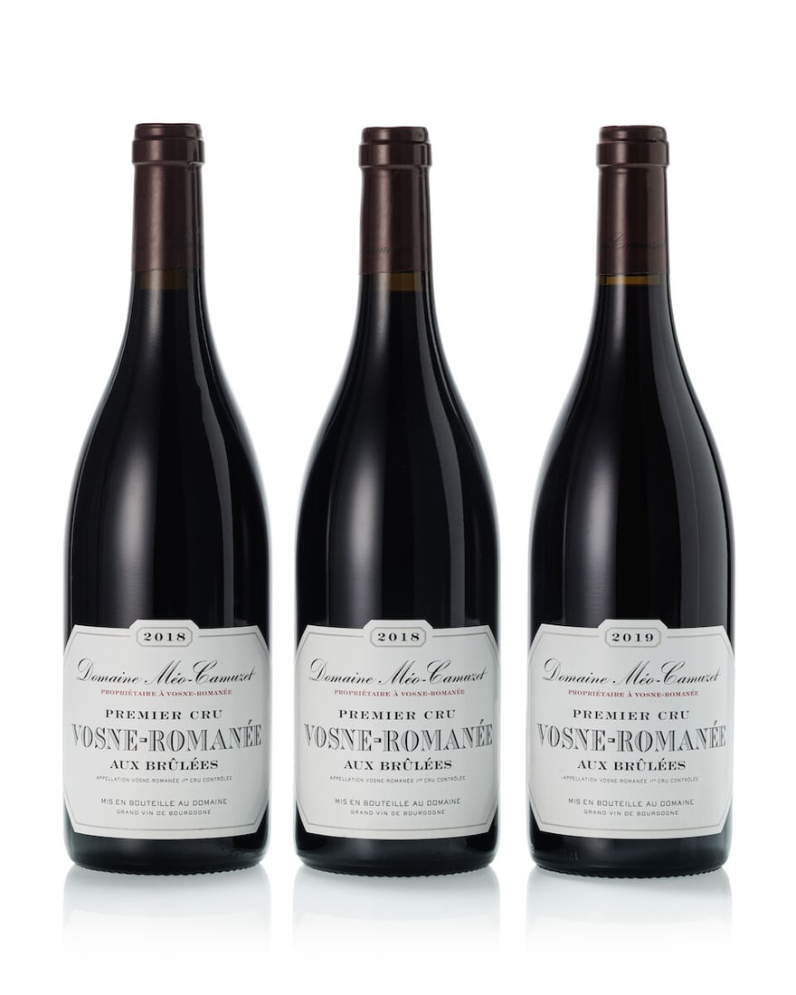 Domaine Méo-Camuzet Vosne Romanée Aux Brûlées, 2018 (2x 750ml) Domaine M...: Domaine Méo-Camuzet Vosne Romanée Aux Brûlées, 2018 (2x 750ml) Region: Burgundy Domaine Méo-Camuzet Vosne Romanée Aux Brûlées, 2019 (1x 750ml) Region: