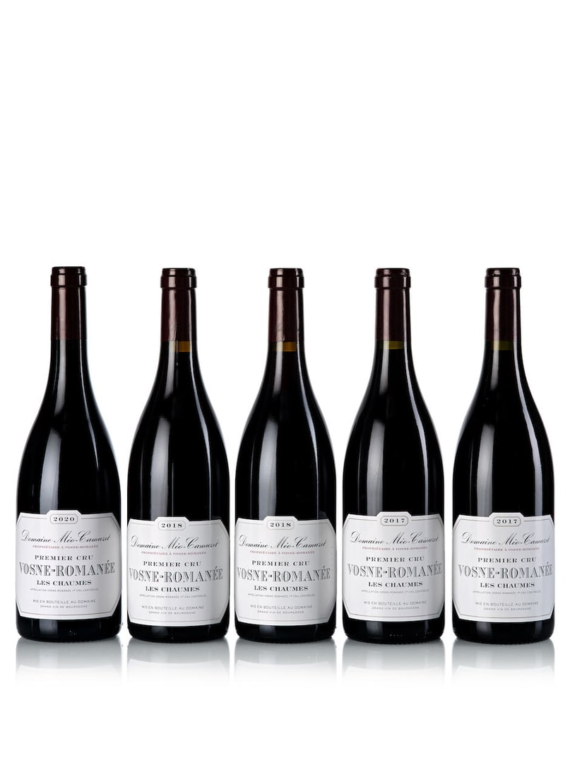 Domaine Méo-Camuzet Vosne Romanée Les Chaumes, 2017 (2x 750ml) Domaine Méo-Camuz...: Domaine Méo-Camuzet Vosne Romanée Les Chaumes, 2017 (2x 750ml) Region: Burgundy Label: 1x slightly scuffed Domaine Méo-Camuzet Vosne Romanée Les Chaumes, 2018 (2x 750ml) Region: Bu
