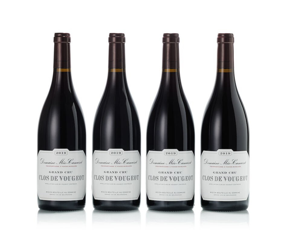 Domaine Méo-Camuzet Clos de Vougeot, 2019 (4x 750ml): Domaine Méo-Camuzet Clos de Vougeot, 2019 (4x 750ml) Region: Burgundy For further information on this lot please visit Bonhams.com For further information about this lot please visit the lot