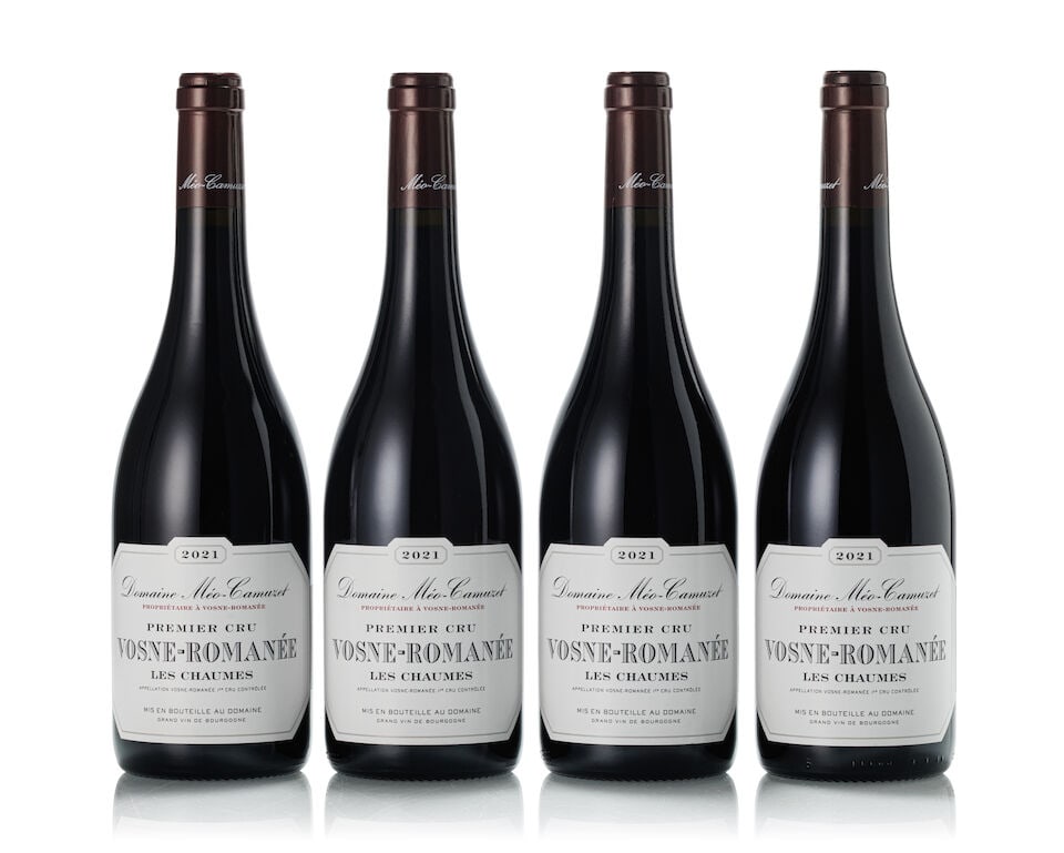 Domaine Méo-Camuzet Vosne Romanée Les Chaumes, 2021 (4x 750ml): Domaine Méo-Camuzet Vosne Romanée Les Chaumes, 2021 (4x 750ml) Region: Burgundy For further information on this lot please visit Bonhams.com For further information about this lot please