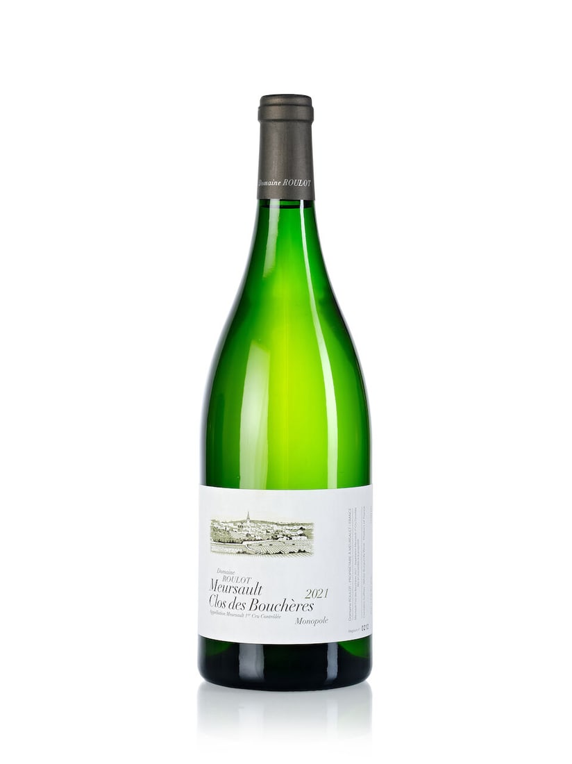 Domaine Roulot Meursault Clos des Bouchères, 2021 (1x Magnum): Domaine Roulot Meursault Clos des Bouchères, 2021 (1x Magnum) Region: Burgundy For further information on this lot please visit Bonhams.com For further information about this lot please