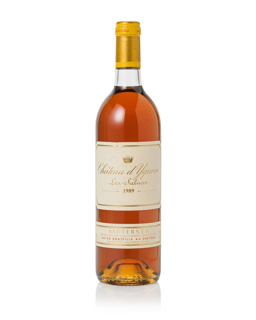 Château d' Yquem, 1989 (1x 750ml): Château d' Yquem, 1989 (1x 750ml) Region: Sauternes Fill Level: base neck Label: slightly scuffed For further information on this lot please visit Bonhams.com For further information about this