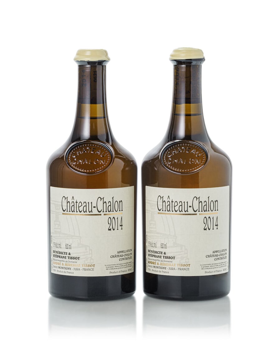 Bénédicte et Stéphane Tissot Arbois Vin Jaune Château Chalon, 2014 (5x 620ml): Bénédicte et Stéphane Tissot Arbois Vin Jaune Château Chalon, 2014 (5x 620ml) Region: Jura For further information on this lot please visit Bonhams.com For further information