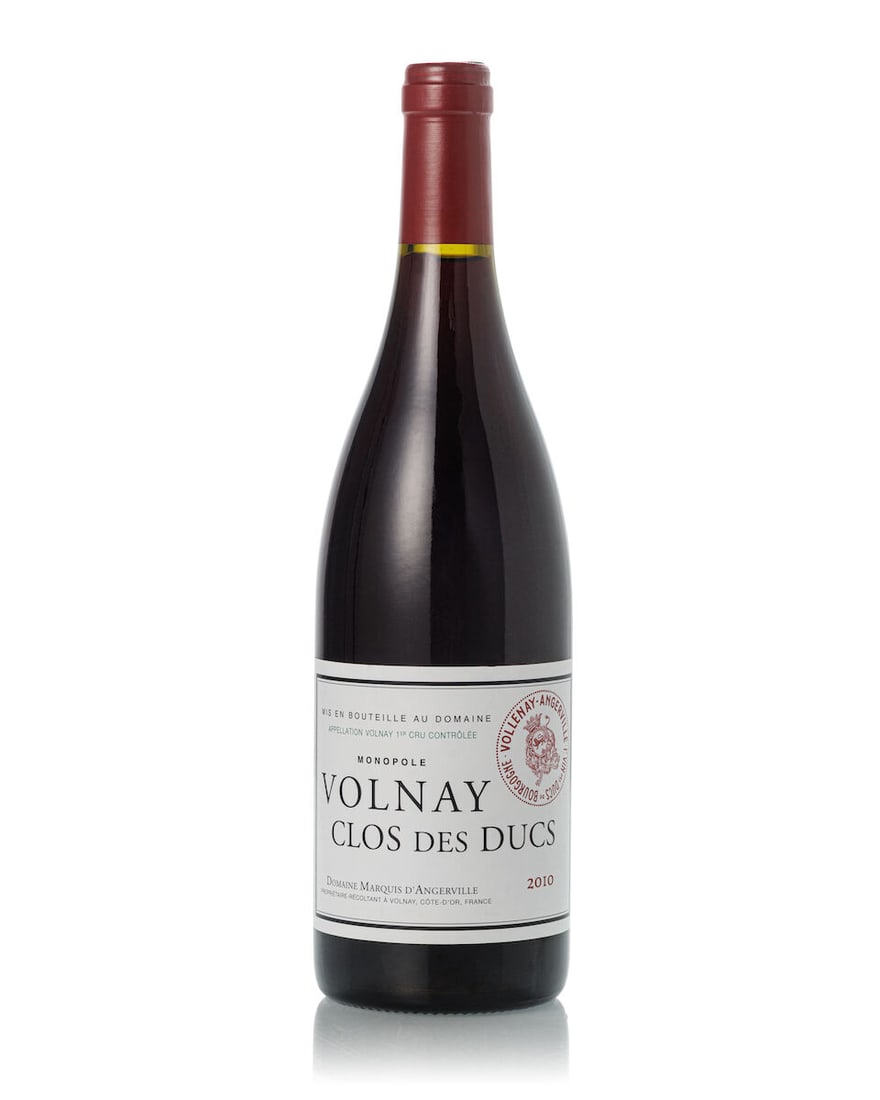 Domaine Marquis d'Angerville Volnay Clos des Ducs, 2010 (1x 750ml): Domaine Marquis d'Angerville Volnay Clos des Ducs, 2010 (1x 750ml) Region: Burgundy For further information on this lot please visit Bonhams.com For further information about this lot please