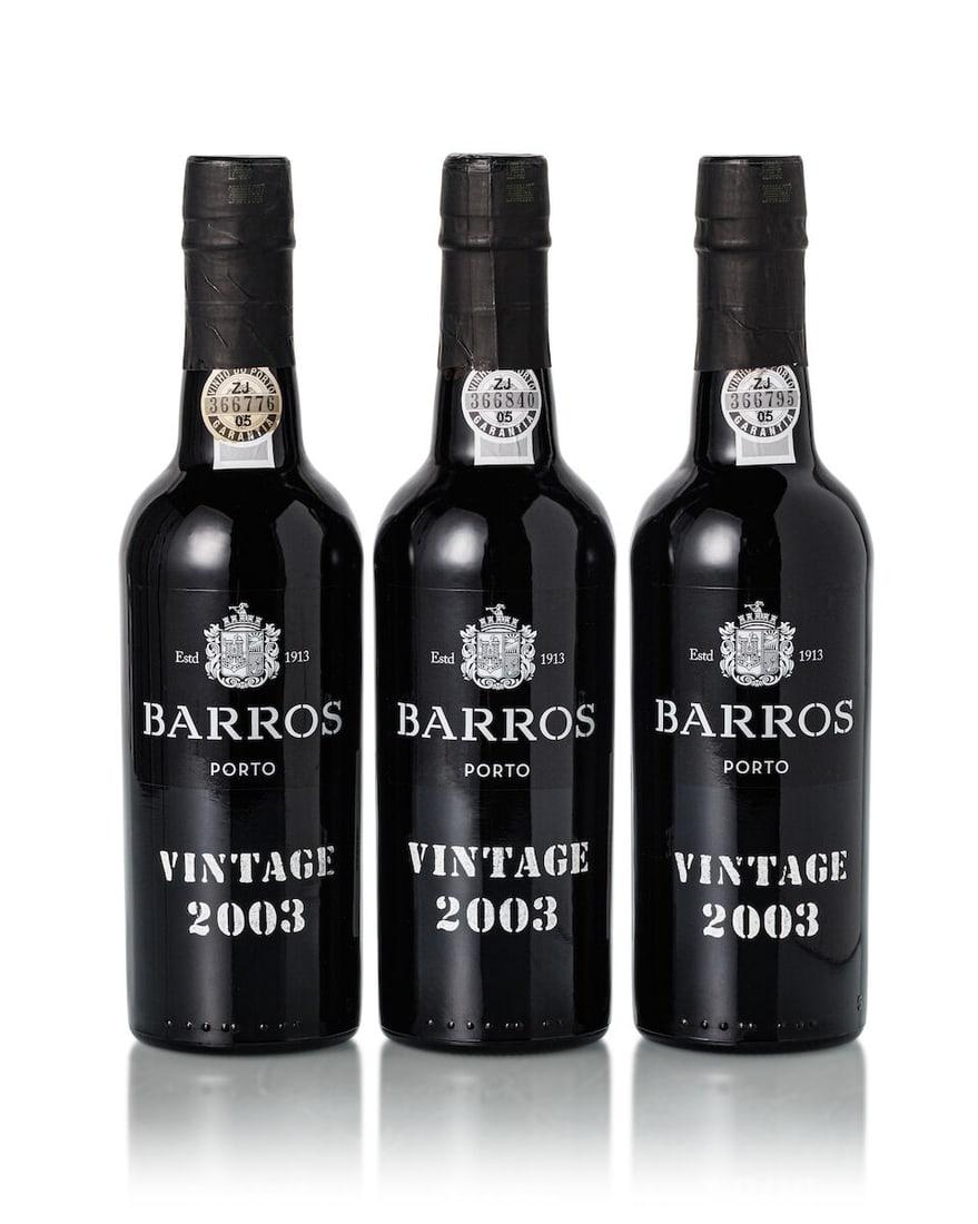 Barros Vintage Port, 2003 (6x 375ml): Barros Vintage Port, 2003 (6x 375ml) Region: Portugal Lot to be sold without reserve. For further information on this lot please visit Bonhams.com For further information about this lot please visit