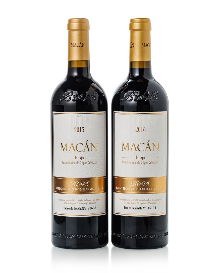 Benjamin de Rothschild & Vega Sicilia Mácan, 2015 (1x 750ml) Benjamin de Rothschild & Vega... (1 of 1)